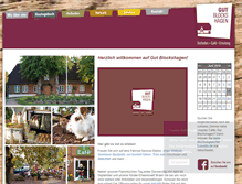 Tablet Screenshot of gut-blockshagen.de